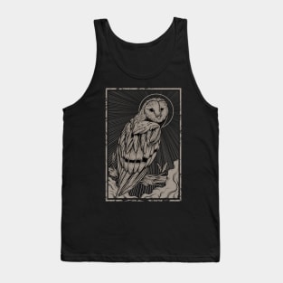 Owl realist Tank Top